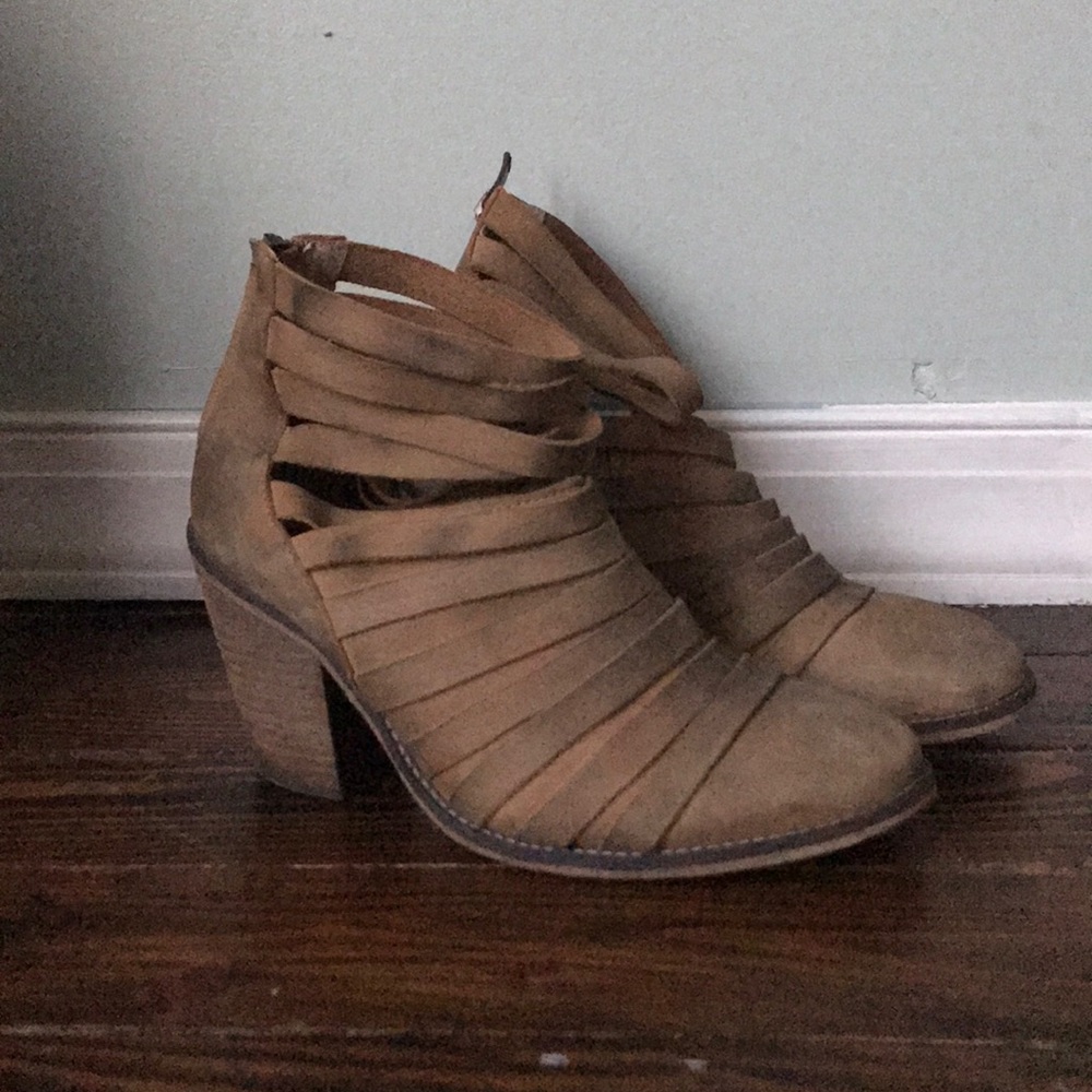 Free People Distressed Heels